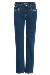 Jeans Fransa Becca Mid Blue